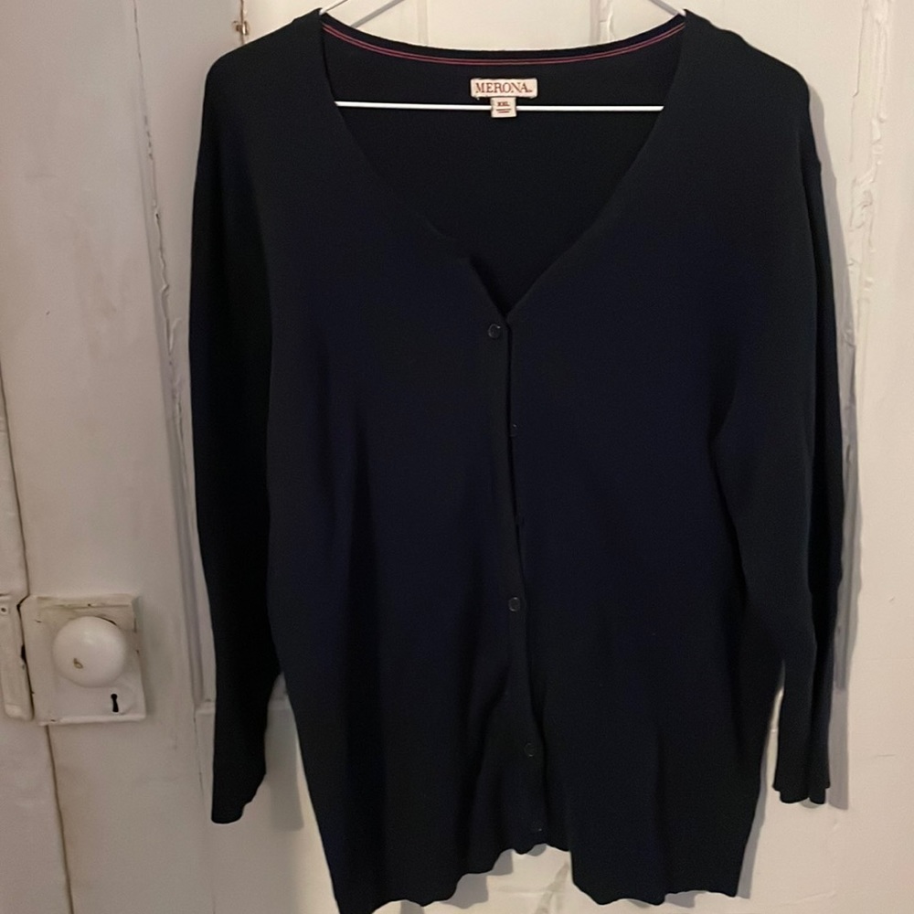 Merona lightweight button down cardigan size XXL